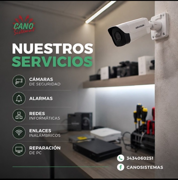 Cámara de seguridad y soluciones de Cano Sistemas